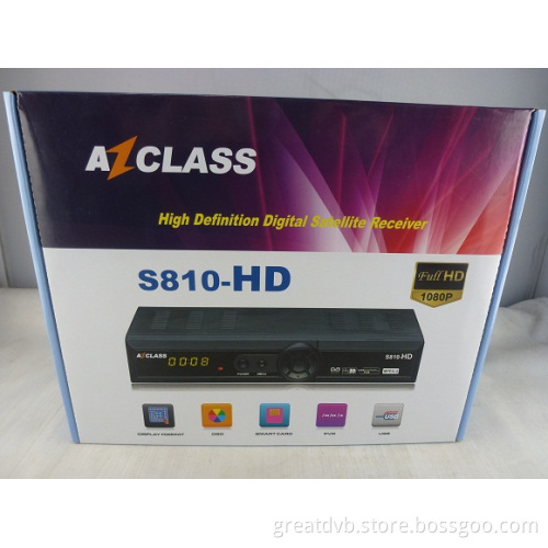 Digital Satellite Receiver Azclass S810HD HD South America Decoder Azclass S810 Full HD
